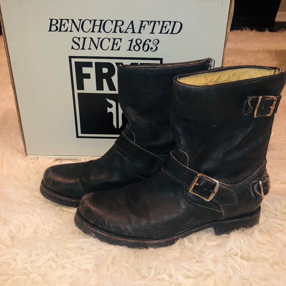 Frye Veronica Distressed Boots